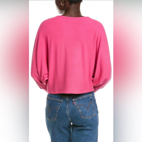 Velvet by Graham & Spencer Women's Pepper Boatneck Lux Rib Sweater XS - Picture 2 of 5